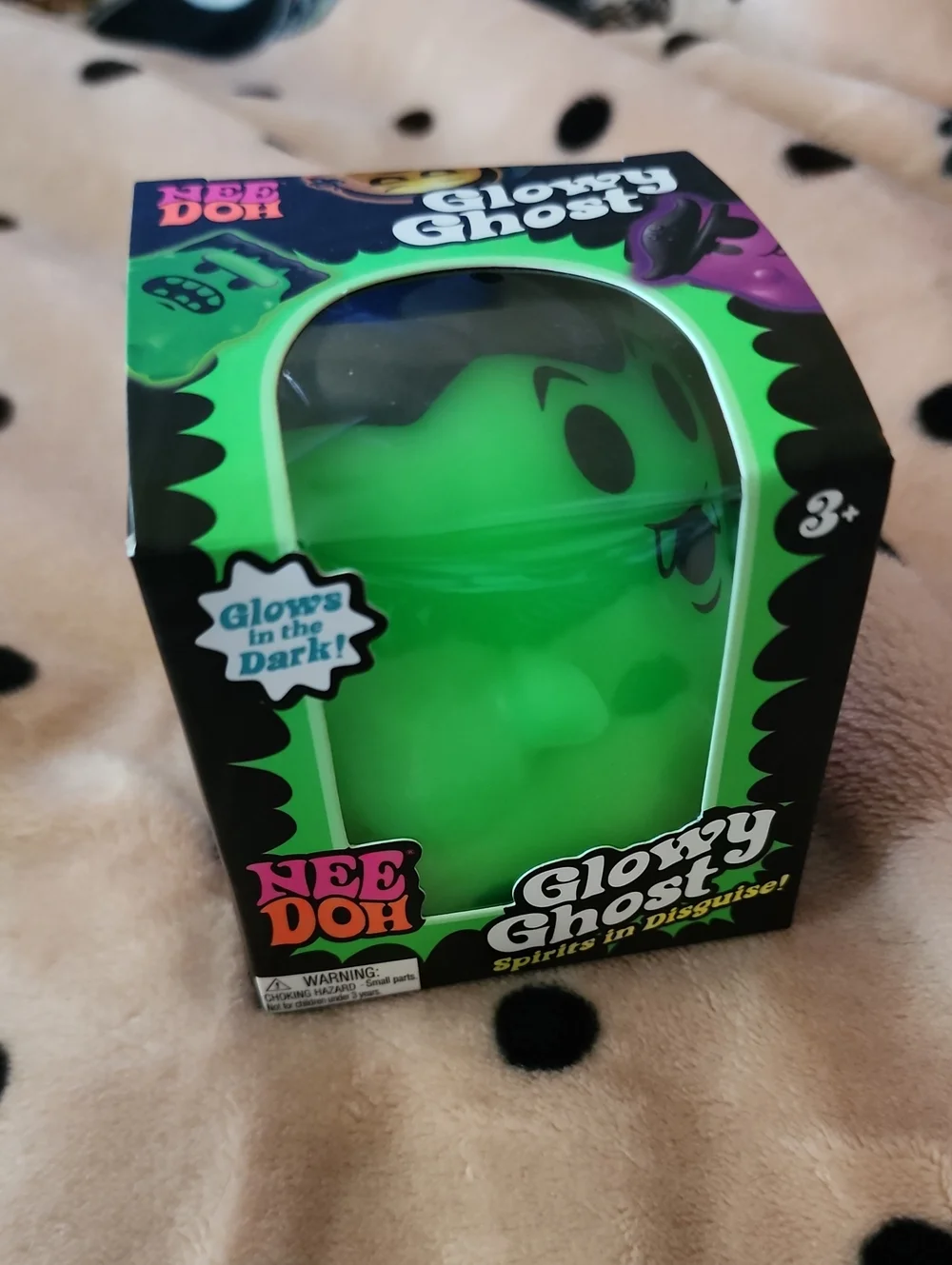 Needoh Glowy Ghost Vampire Glow-in-the-Dark Squishy - Green